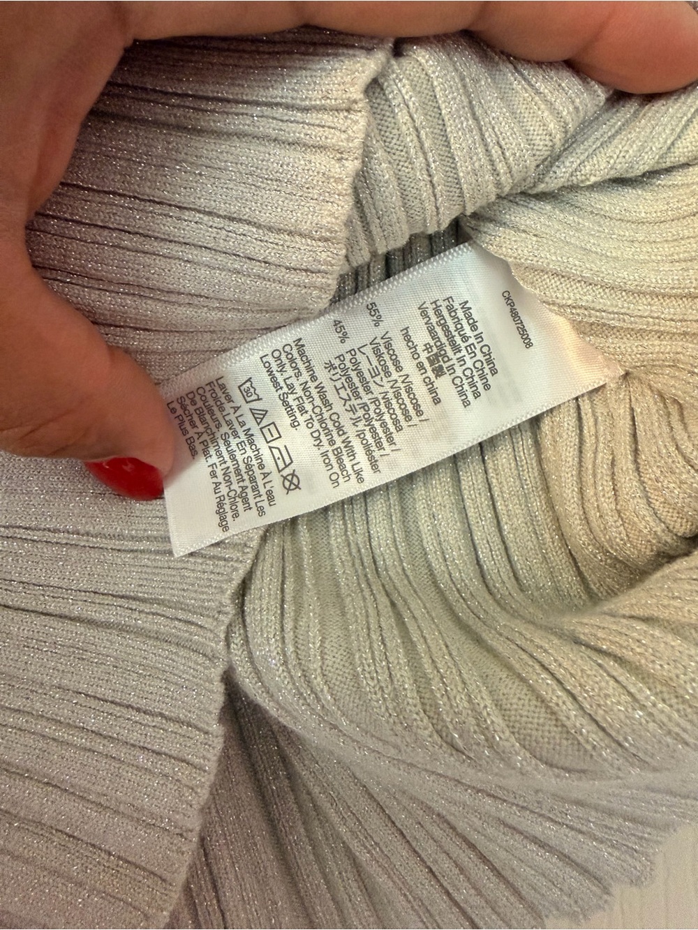 Madewell Light Gray Ribbed Racerback Tank - Picture 7 of 7